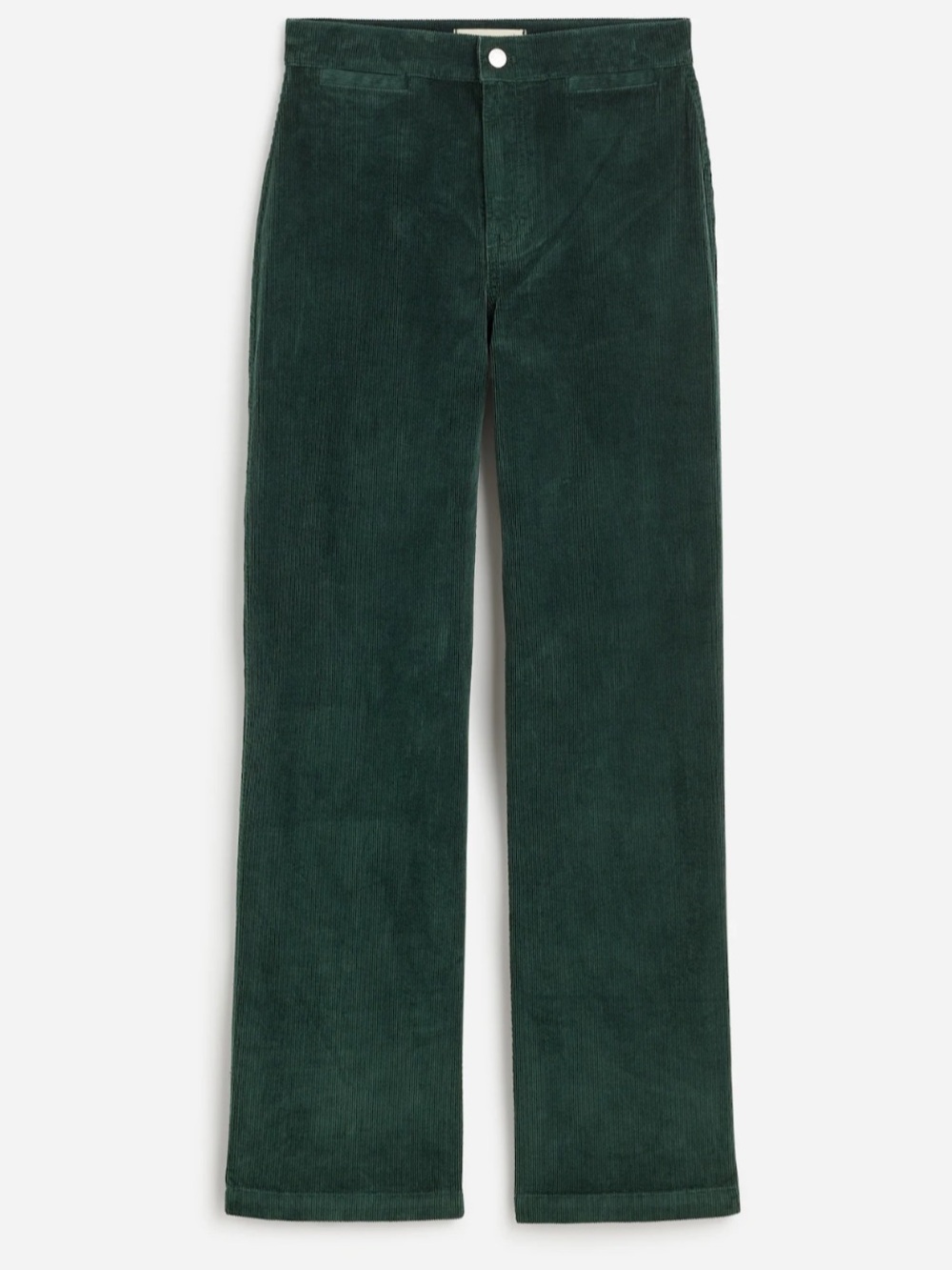 Madewell The Emmett Wide-Leg Pant In Corduroy Size 25 Style NS291 Green Stretchy - Picture 5 of 16